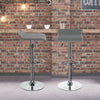 Bar Stools × 2 Padded Seat Faux Leather Swivel Home Kitchen Breakfast Muti Types