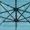Garden Parasol with Steel , Beach Parasol, Crank Mechanism for Garden, P9H3