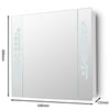 LED Bathroom Mirror Cabinet Storage Shelves Shaver Socket Anti-fog Wall Mounted