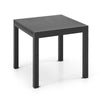 Patio Expandable Dining Table Adjustable Rectangular All Weather Aluminum Table