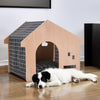 Small Medium Wood Dog House Kennel Crate Pet Cat Puppy Cage Tent Indoor Shelter