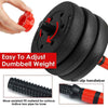 30 kg Dumbbell Barbell Weight Set Pair of Hand Weights Gym Fitness Workout