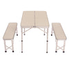 NEW! 3ft Folding Outdoor Camping Kitchen Work Top Table and Benches
