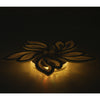 Modern Chandelier LED Lamp White Frame Ceiling Light With RGB Backlight Eaamxyyv