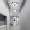 Modern Lamp LED Crystal Ceiling Light Pendant Chandelier Living Room Dining Room