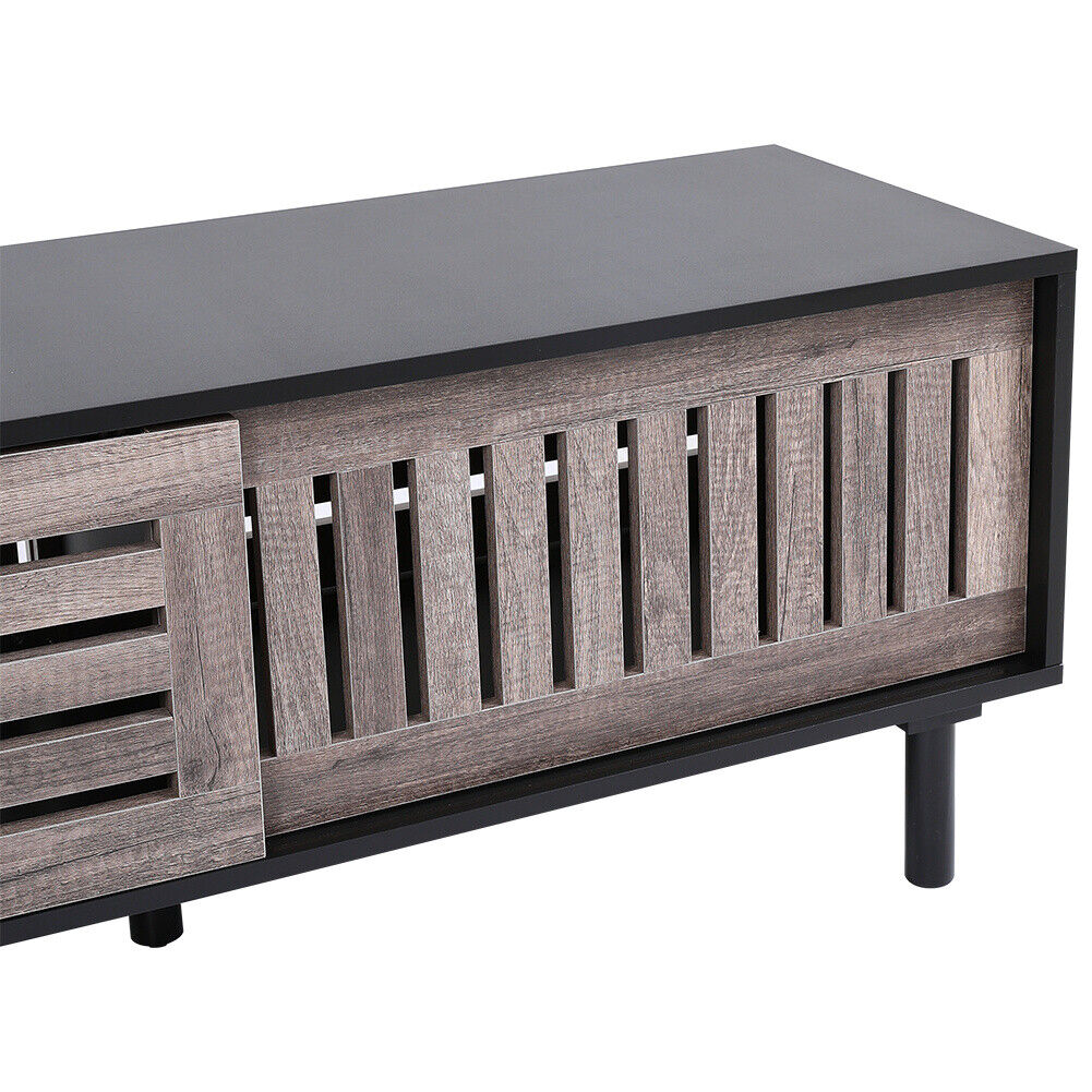 120cm Sliding Door Stand Cabinet Cupboard Media Entertainment Storage Table