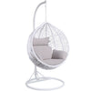 Garden Swing Chair Hanging Egg Chair Patio Hammock Chair w/ Stand Indoor Outdoor