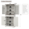 72'' Kitchen Cupboard Pantry Cabinet, Tall Storage Cabinet with Doors and Drawer