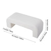 Sherpa Upholstered Ottoman Bench Window Seat Bed End Sofa Stool Hallway Chair UK