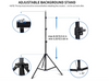 Vevelux 2.6 X 3 M / 8.5 X 9.8 FT Adjustable Backdrop Stand Kit 44-3-541