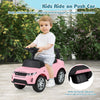 Toddler Foot-to-Floor Walking Sliding Toy Car with Storage-Pink