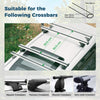 Hard Shell Car Mount Storage Case Rooftop Cargo Carrier-Black