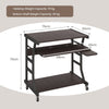 75cm Wooden Computer Desk Writing Workstation PC Laptop Table for Small Spaces