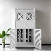 White Bathroom Storage Cabinet Drawer Cupboard Floor Free Standing Unit UK