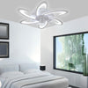 LED Ceiling Fan Light Dimmable Living Room Chandelier Lamp With Remote Control