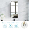 Bathroom Cabinet Wall Mounted Mirror Door Storage Cosmetic Make-up Magnifier