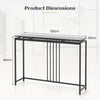 Hallway Console Table 120cm Modern Narrow Entryway Table Sofa Table