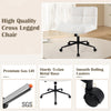Modern Cross Legged Chair Upholstered Criss Cross Chair Desk Chair Vanity Chair