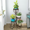 Nordic Style Multi-layer Plant Stand Flower Shelf Holder Household Iron Art Rack