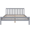 Solid Pine Wood Wooden Bed Frame White Grey Single Double Size Bed 3ft 4ft6