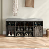 3 Tier Shoe Rack With Seat Hallway Shoe Bench Shoe Storage Rack Footwear Cabinet