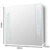 Mosaic LED Illuminated Bathroom Wall Mirror Cabinet Anti Fog with Shaver Socket