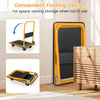 Folding Push Cart Dolly Moving Hand Truck-Black