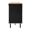 Modern 140cm Sideboard Cabinet Storage Unit with LED Lights and Glass Doors