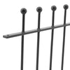 Spear/Ball Top Iron Wrought Yard Garden Privacy Fence Panel Outdoor Wall Railing