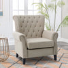 Velvet Armchair Wing High Back Occasional Queen Anne Fireside Lounge Sofa Chair