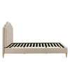 Dusk Wiltshire Stone Matte Velvet Double Bed Frame RRP £699