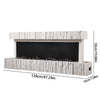 Electric Fireplace 12 Media Flame Insert LED Panoramic Living Room Heater 120cm
