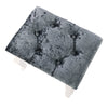 Tufted Velvet Padded Seat Makeup Stool Makeup Chair Footrest Foot Stools Ottoman