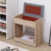 Shoe Bench for Hallway Small Shoe Rack Shoe Organizer Shoes Storage Unit Wooden