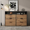 Chest of Drawers 6 Drawers Dresser Wide Bedside Table Cabinet Bedroom Furniture