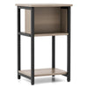 3-Tier Bedside End Table Nightstand Narrow Sofa Side Table w/Storage Shelf