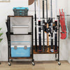 Fishing Equipment Organizer Fishing Rod Holder Gear Organizer on wheels