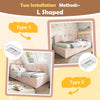 Panel Plush Velvet Upholstered Daybed Single Ottoman Lift Up Storage Sofa Bed
