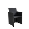 10 Seater Rattan Cube Garden Furniture Set Dining Table Chairs Stools Patio