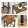 Breakfast Bar Table And Stools Kitchen Pub Dining Room Industrial Furniture Set