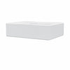480mm Counter Top Basin Rectangle Cloakroom Bathroom Sink White Ceramic Basin