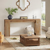 Tribesigns 63 Inch Console Table, Farmhouse Wooden Sofa Table Entryway Table