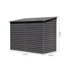 Metal Large Storage Garden Shed Bike Unit Tools Bicycle Store 270x144x202cm UK