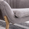 Nordic Occasional Bedroom Living Room Accent Chair Thick Cushioned Seat Armchair