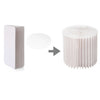 Folding Round Paper Pedestal Plinth Wedding Party Table Flower Stand Centerpiece