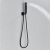 Thermostatic Concealed Bathroom Shower Set Rain Waterfall Head Mixer Tap Black
