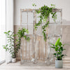 Costway Retro 3-Panel Room Divider 6FT Folding Privacy Screen Room Separator
