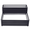 Metal Raised Planter 2 Tier Garden Trough Planter Bed Vegetable Herb Plant Stand