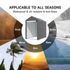 Outdoor Storage Shed Equipment Shelter Cover Bicycle PE Waterproof Steel Frame