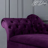 Chaise Lounge Chesterfield Sofa Purple Accent Chair Lucian Tufted Longue